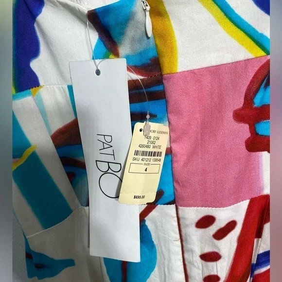 PatBo Flora Textured Tiered Flowy Maxi Dress NWT - Picture 10 of 14